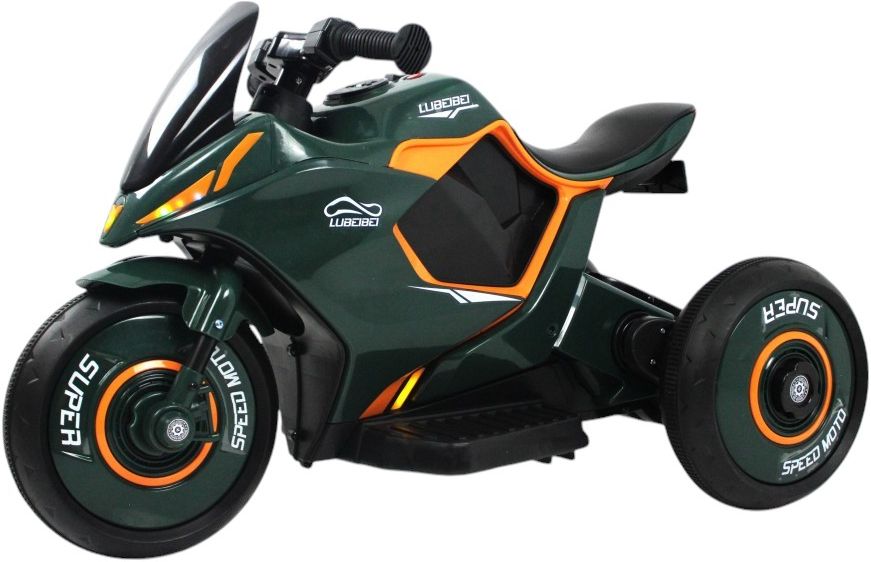 Детский электромотоцикл RiverToys (G004GG-GREEN) зеленый