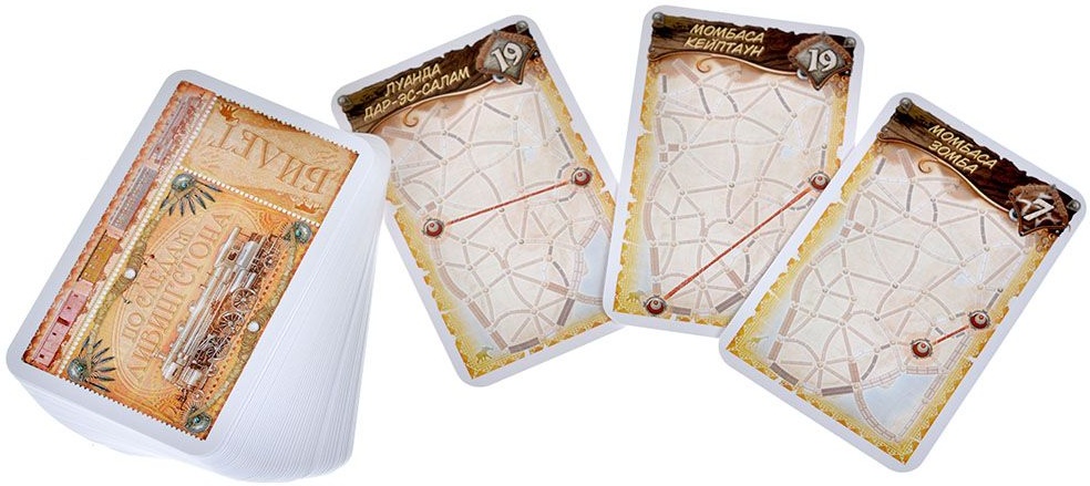 (EU) Настольная игра Hobby World Ticket to Ride: Сердце Африки (доп)