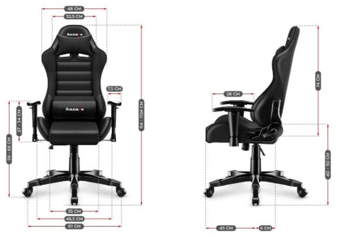 (EU) Игровое кресло Huzaro HZ-Ranger 6.0 Black, 270821228, Чёрное