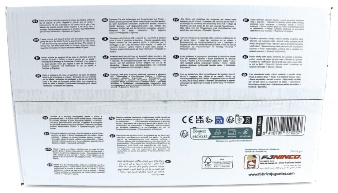 (EU) Детская парта Chicos Stitch, Белая