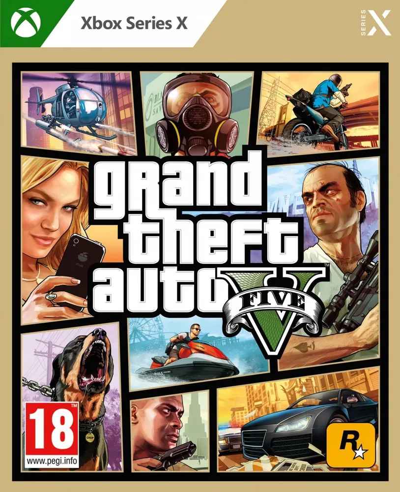 Игра Grand Theft Auto V (GTA 5) (XBOX Series X, русская версия)