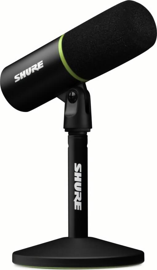 (EU) Динамический USB-микрофон Shure MV6, кардиоидный, с шумоподавлением, автоуровнем