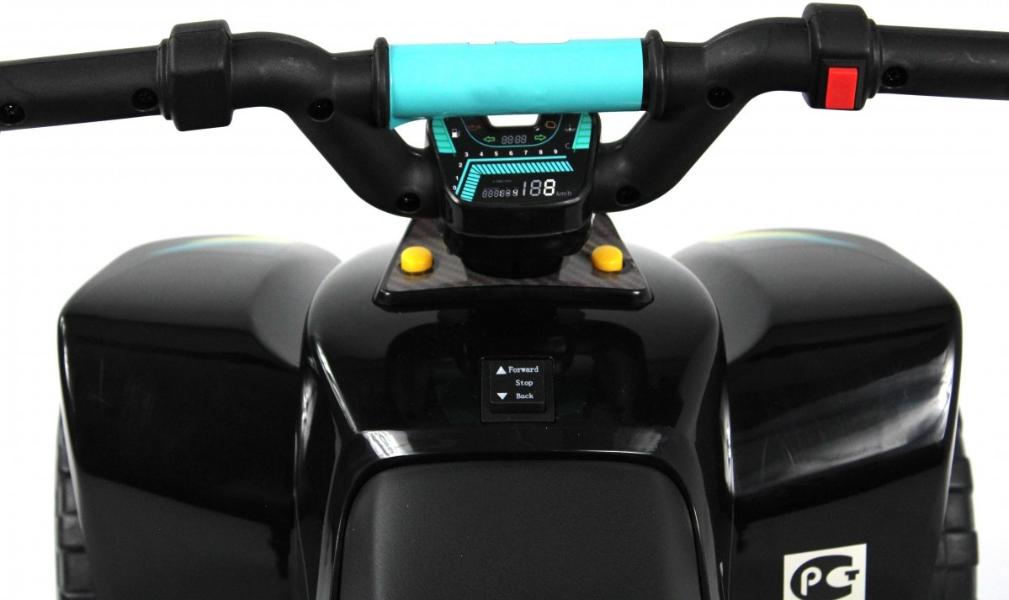 Детский электроквадроцикл RiverToys H001HH черный