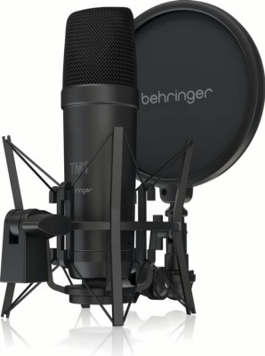 (EU) Студийный микрофон Behringer TM1 Dark Edition, конденсаторный с большой диафрагмой, черный
