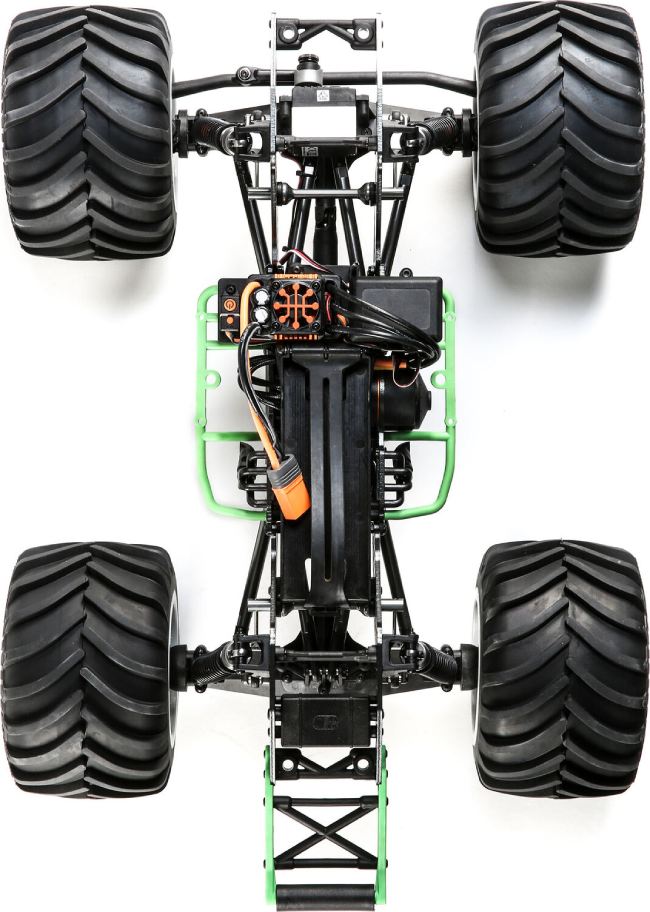 Радиоуправляемая модель монстр Losi LMT Solid Axle Grave Digger 4WD RTR 1к10 (LOS04021T1)