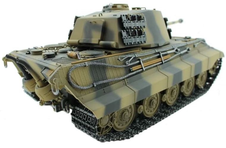 Радиоуправляемый танк Torro King Tiger 1/16, ВВ-пушка, дым, деревянная коробка V3.0 2.4G RTR, TR11709-CA-3.0