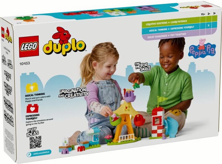 (EU) Конструктор LEGO Duplo Свинка Пеппа: Ярмарка (10453)