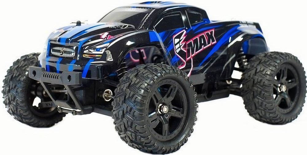 Радиоуправляемый монстр Remo Hobby SMAX Brushless (синий) 4WD 2.4G 1/16 RTR (E591-003)