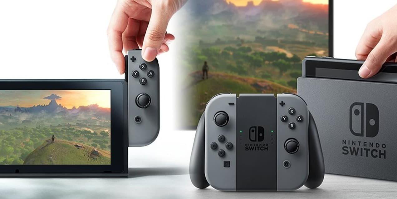 Nintendo Switch 32GB rev.2 (Серый) + защитная плёнка + игра The Legend of Zelda: Breath of the Wild