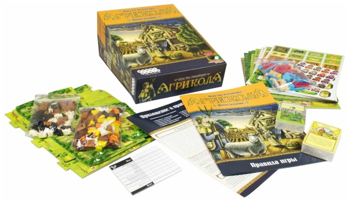 Настольная карточная игра Hobby World Агрикола (новое издание) (1608)