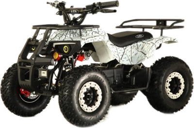 Детский электроквадроцикл RiverToys TIKI LUX белый Spider