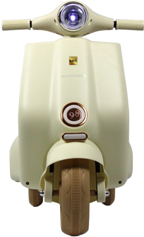 Детский электроскутер RiverToys (K444PX-A-BEIGE) бежевый