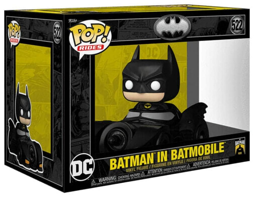 (CN) Фигурка Funko POP! Rides: DC - Batman in Batmobile (522)