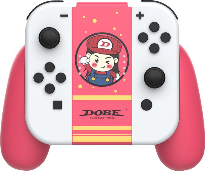 Подзаряжающий держатель DOBE для Nintendo Switch Joy-Con (красный) (iTNS-2145R)