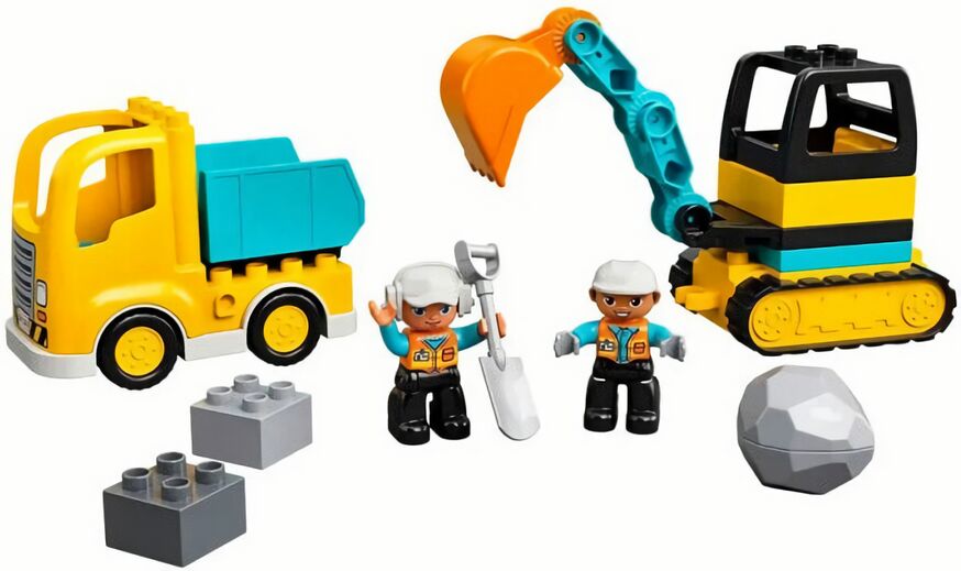 (EU) Конструктор LEGO Duplo Грузовик и гусеничный экскаватор (10931)