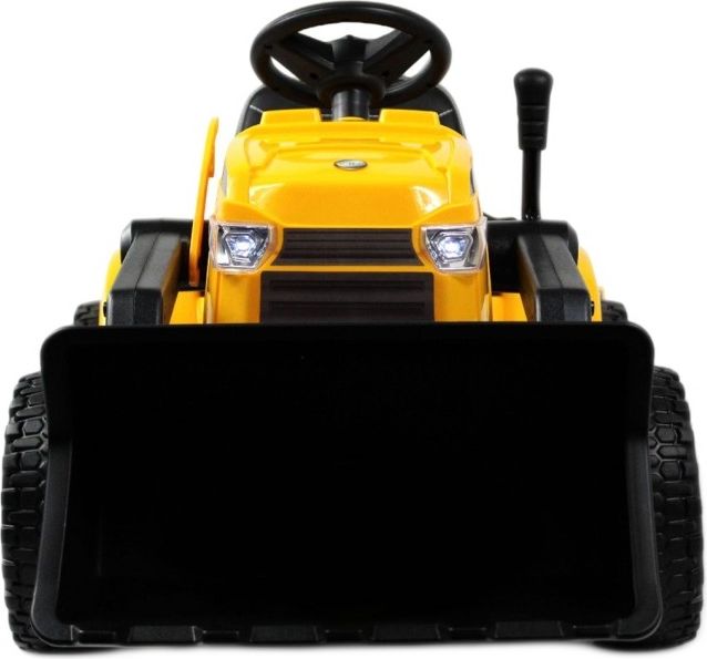 Детский электромобиль RiverToys трактор-погрузчик T333TT желтый