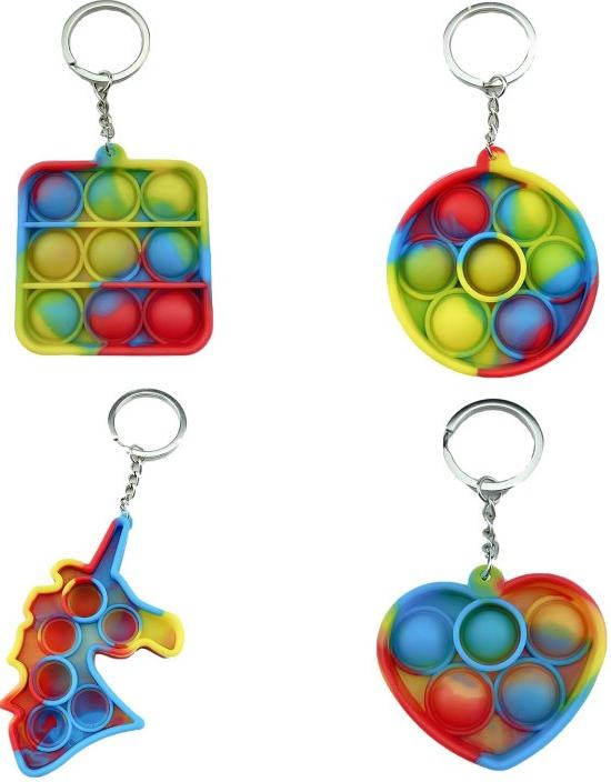 Брелок-игрушка POP IT Сердце антистресс (тактильная, сенсорная)