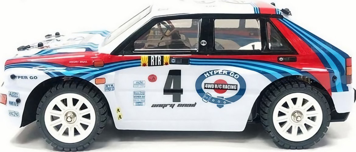 Радиоуправляемая машина для дрифта MJX Hyper Go 14302 Lancia Delta Brushless 4WD 2.4G LED 1/14 RTR (EXA79102R)