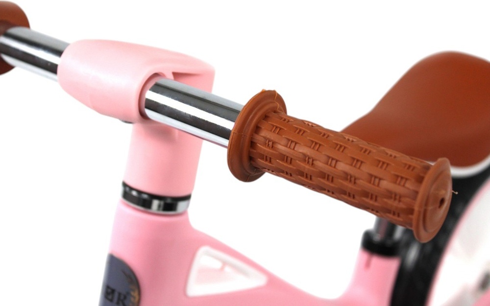 Детский беговел RiverToys (HB-007-12) (розовый)