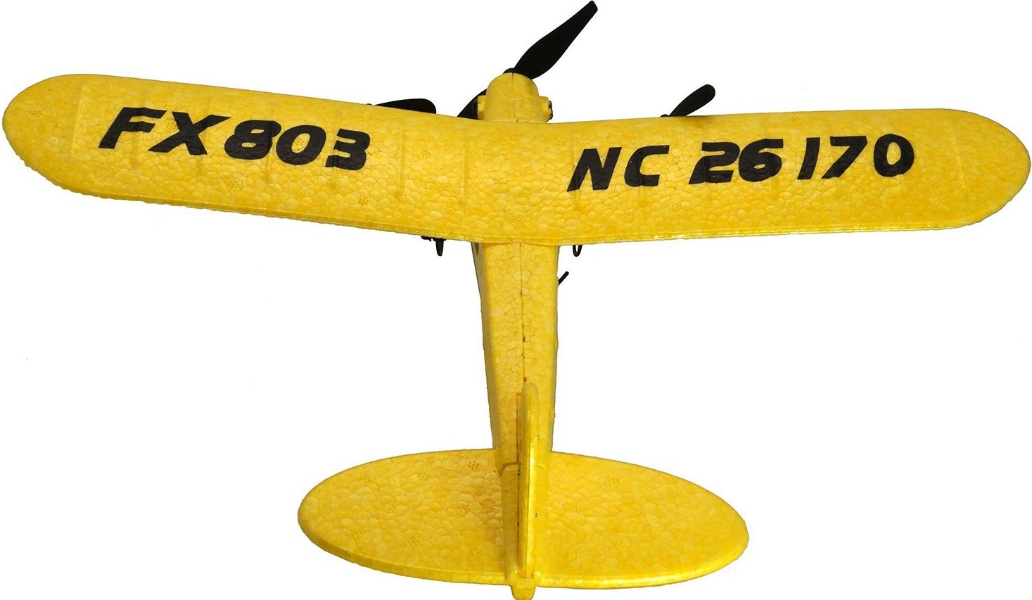 Радиоуправляемая модель Fei Xiong самолёт Piper Cub J3 для начинающих (FX803) Yellow