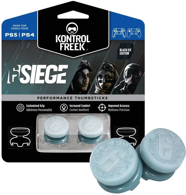 2 средние накладки на стики KontrolFreek 6 Siege для геймпада PS4/PS5
