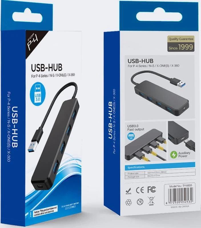 Разветвитель 4 разъёма USB 3.0 TY-0805