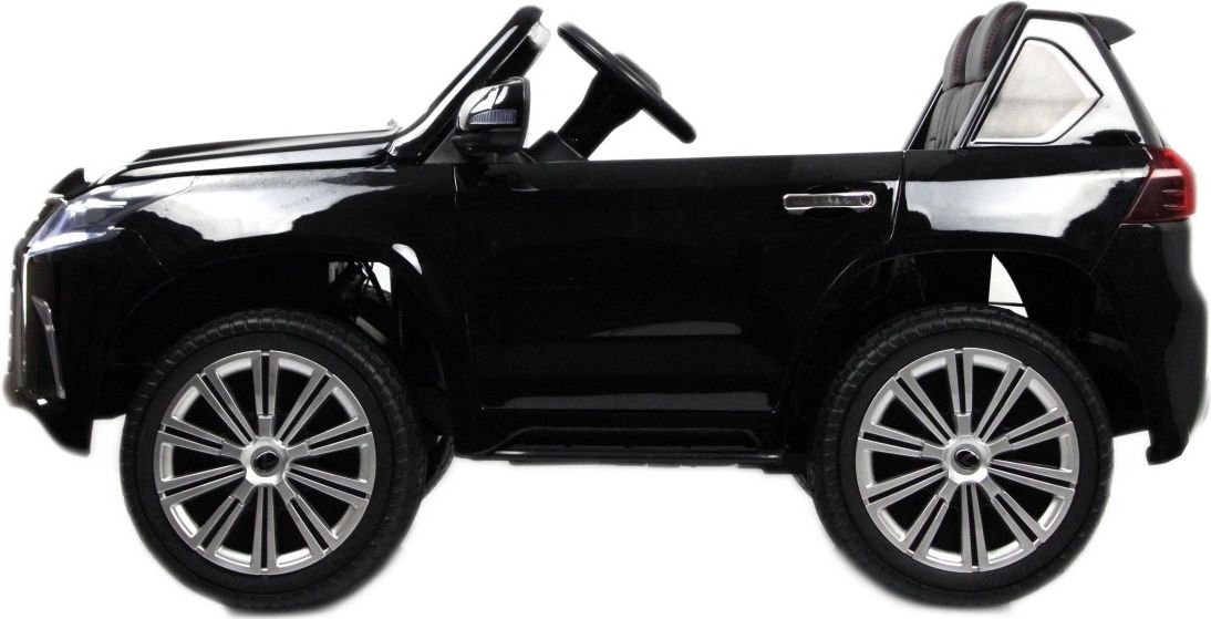 Детский электромобиль RiverToys Lexus LX570 (Y555YY) черный глянец