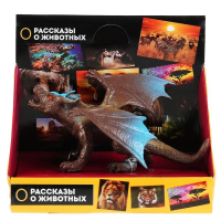 Игрушка пластизоль Играем Вместе Дракон 8.5*6*8.5см, индив. дисплей бокс (русс. уп.) в кор.2*96шт F826-3R