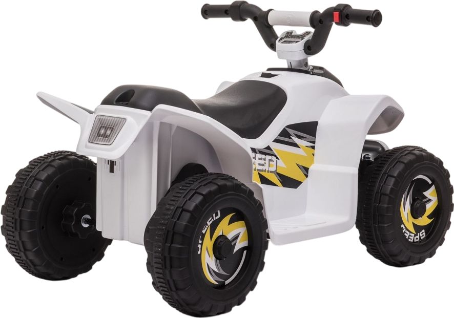 Детский электроквадроцикл RiverToys H001HH белый