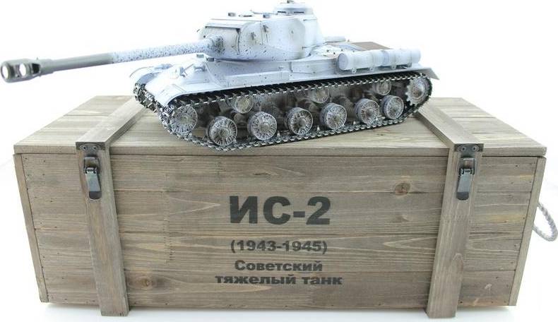 Радиоуправляемый танк Taigen 1к16 ИС-2 модель 1944, СССР зимний (TG3928-1S-BOX)