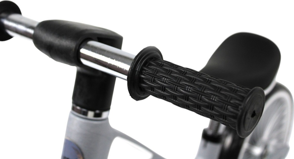 Детский беговел RiverToys (HB-007-12) (серый)