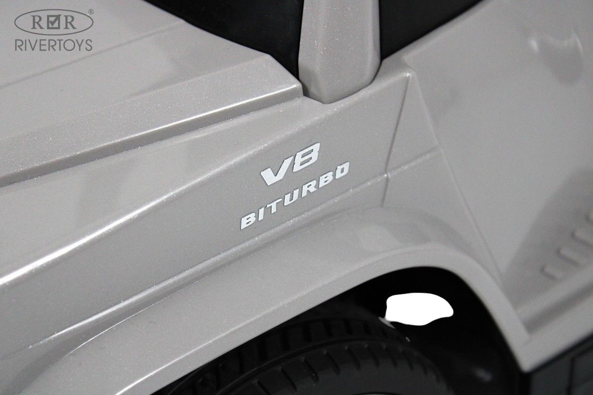 Детский толокар RiverToys Mercedes-Benz G63 (Z001ZZ-C-GREY-DIAMOND) серый бриллиант