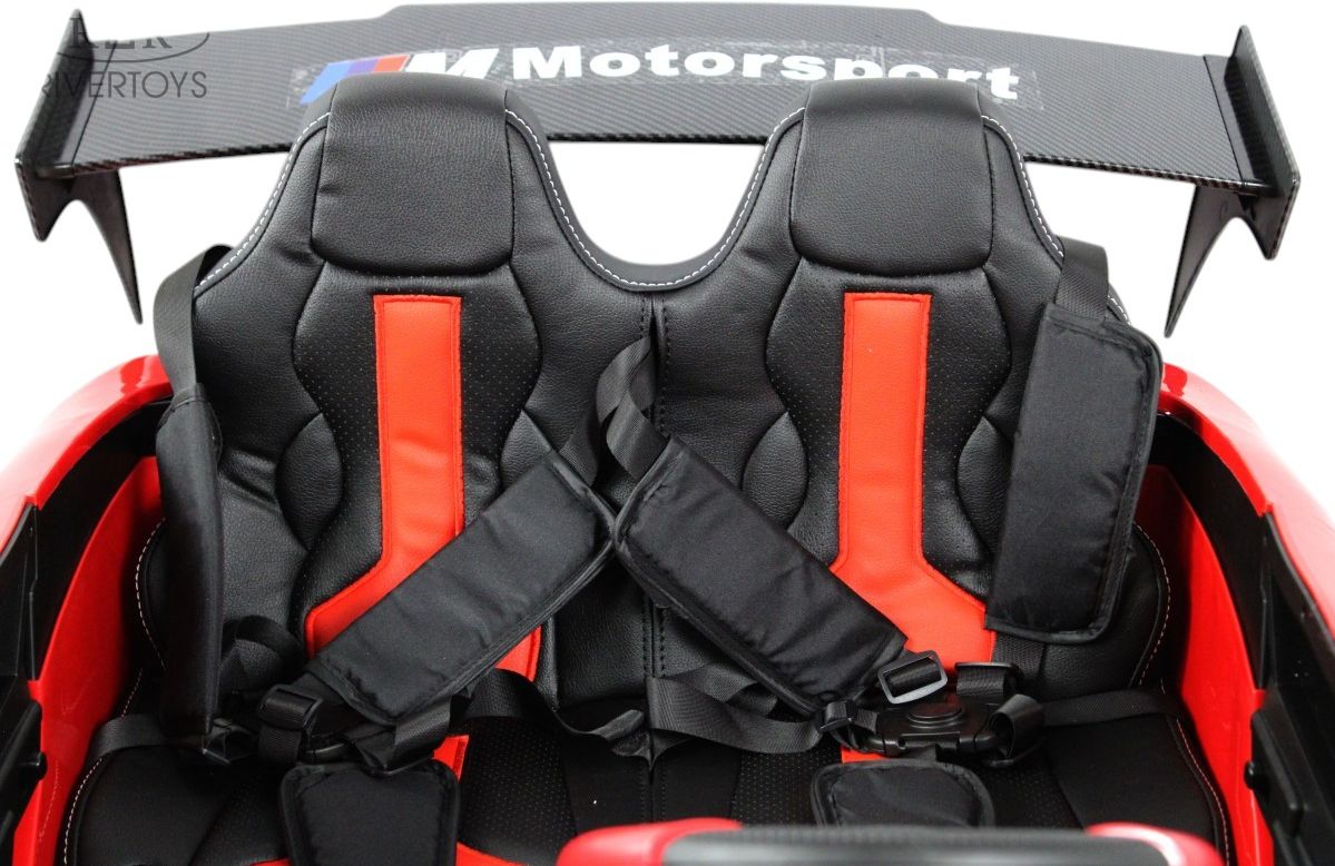 Детский электромобиль RiverToys (G007GG-RED) красный