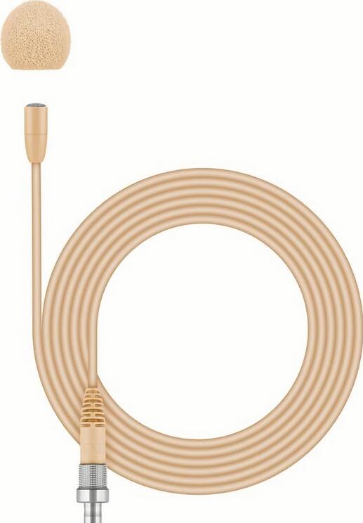 

(EU) Петличный микрофон Sennheiser MKE Essential Omni-Beige, всенаправленный, бежевый, 3-pin