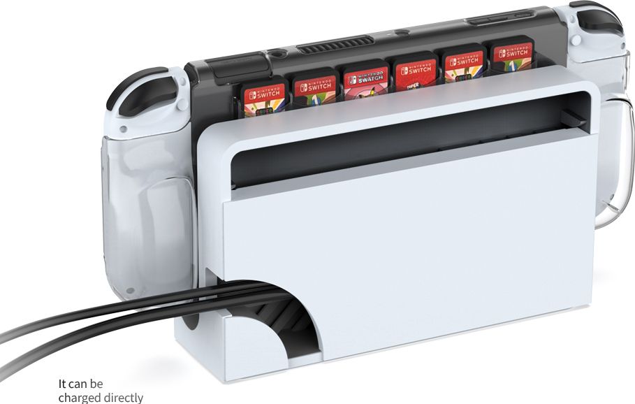 Защитный чехол DOBE для Nintendo Switch OLED (прозрачный) (TNS-1190)