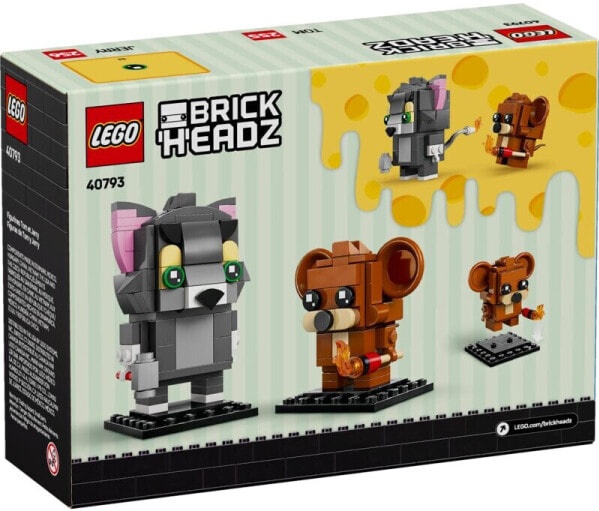 (EU) Конструктор LEGO Brick Headz Фигурки Тома и Джерри (40793)