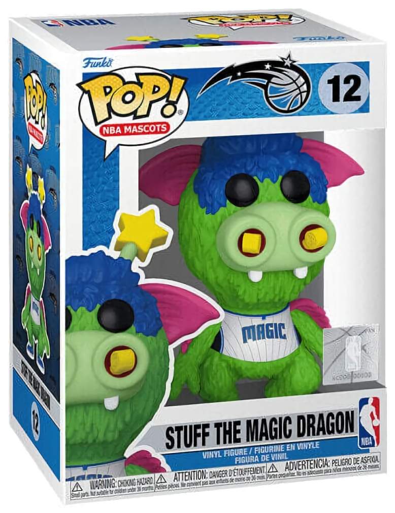 (CN) Фигурка Funko Pop! NBA Mascots: Orlando Magic - Stuff the Magic Dragon (12)