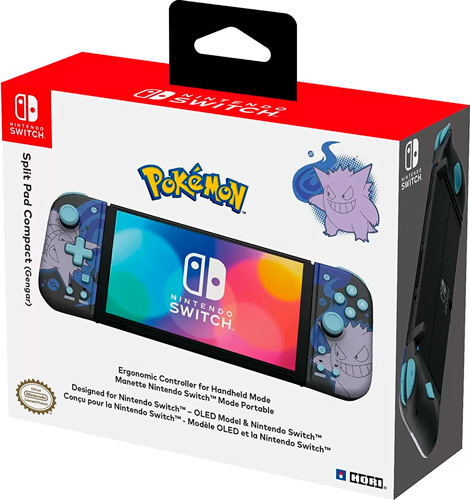 Контроллеры HORI Split Pad Compact Gengar (Генгар) для Nintendo Switch (NSW-411U)