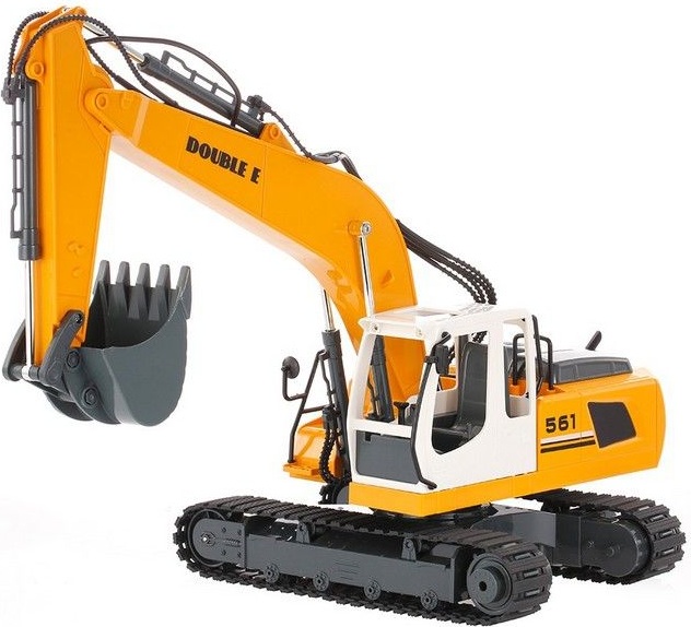 Радиоуправляемый экскаватор Double Eagle 1:16, ковш, отбойный молоток(E561-003)