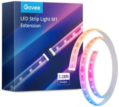 Удлинитель светодиодной ленты GOVEE RGBIC LED Strip Light M1 Matter Compatible Extension, 1m