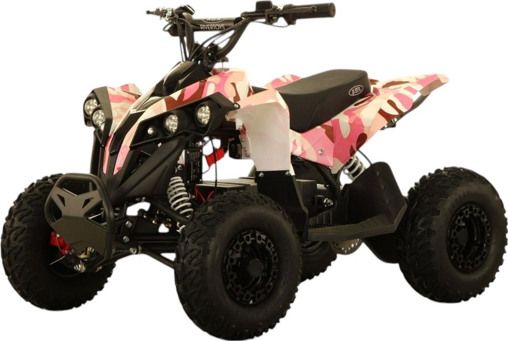 

Детский электроквадроцикл RiverToys (MARK) (розовый камуфляж)