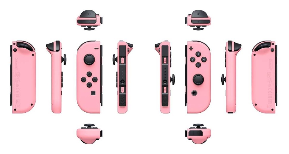 Набор 2 Контроллера Joy-Con (Paste Pink/Paste Pink)