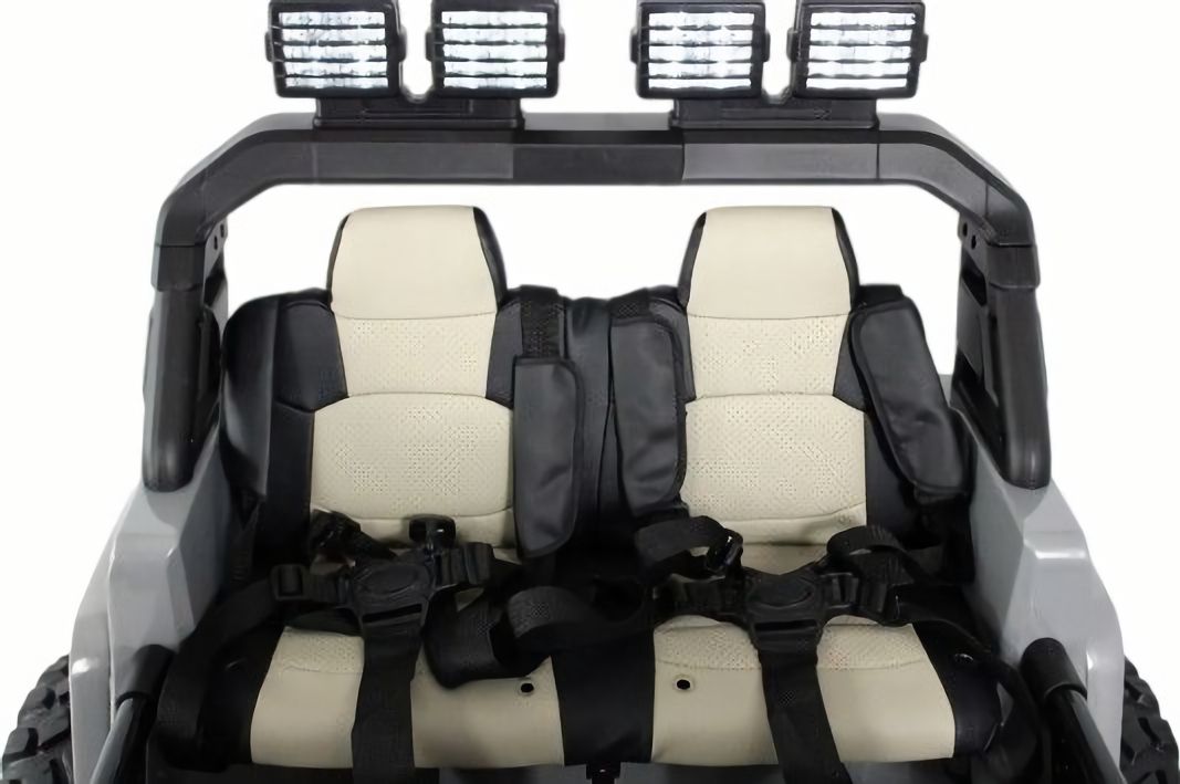 Детский электромобиль Jeep A222AA серый