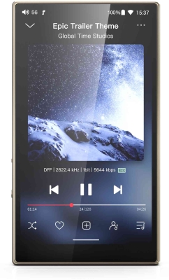 Портативный аудиоплеер FIIO M21 (F3071M), Титаново-золотой