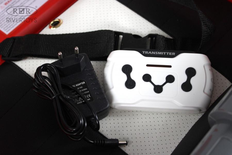 Детский электромобиль RiverToys G001GG красный