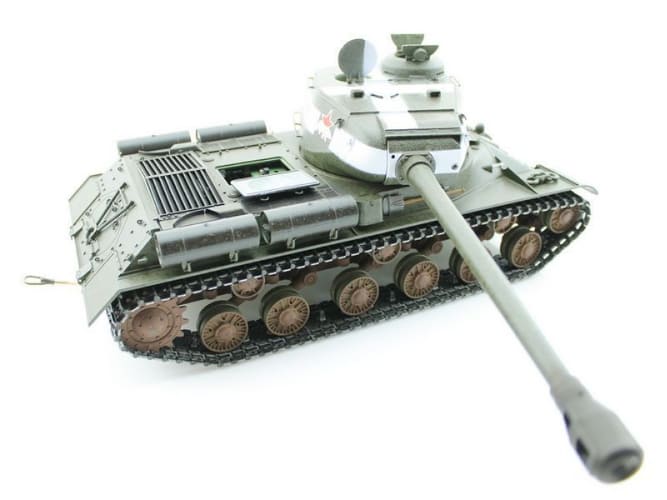 Радиоуправляемый танк Taigen 1/16 ИС-2 модель 1944, СССР, зеленый, (для ИК боя) V3.0 2.4G RTR, TG3928-1G-IR-BOX3.0