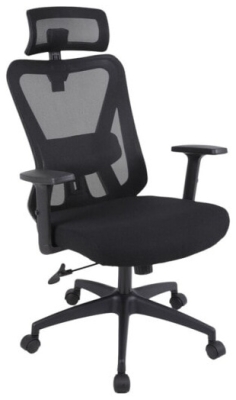 (EU) Офисный стул Activejet T5 BLACK, 265249366, Чёрный