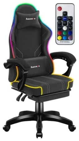 (EU) Игровое кресло Huzaro HZ-FORCE 3.7 RGB BLACK, 265249165, Серое
