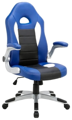 (EU) Офисное кресло FURNITURE STYLE Victoria, Синее