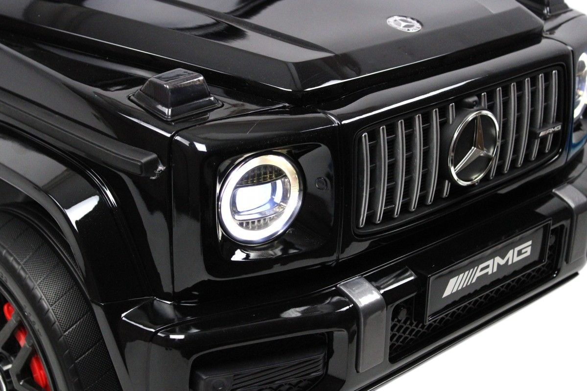Детский электромобиль RiverToys Mercedes-Benz G63 4WD (Mercedes-AMG-G63-4WD-K999KK-BLACK-GLANEC) черный глянец